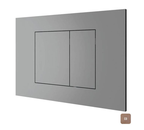 Клавиша смыва Almar для бачков Geberit/TECE двойная медь PVD E330001.CO