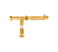 Тройник соединительный Oventrop с обратным колпачком и гильзой 1151080