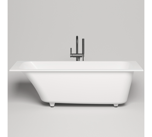 Ванна встраиваемая Salini Orlanda Kit 170х80х60 см S-Stone белый матовый 102126M