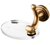 Мыльница стеклянная Migliore On бронза ON12392