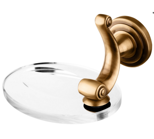 Мыльница стеклянная Migliore On бронза ON12392
