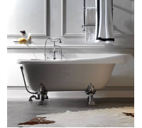 Ванна отдельностоящая Kerasan Retro 170х77 см белая ножки хром 105590