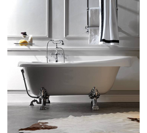 Ванна отдельностоящая Kerasan Retro 170х77 см белая ножки хром 105590