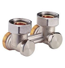 Узел нижнего подключения радиатора Giacomini R388X012 угловой 1/2 x 3/4 EK R388X012