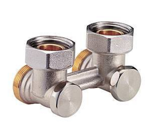 Узел нижнего подключения радиатора Giacomini R388X012 угловой 1/2 x 3/4 EK R388X012