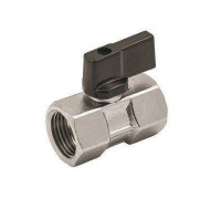Кран шаровой Oventrop Mini 1/4 ВВ ручка-бабочка EV921414