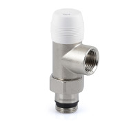 Клапан запорный SR Rubinetterie Italia осевой 1/2 никель 0220-1500N000