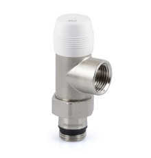 Клапан запорный SR Rubinetterie Italia осевой 1/2 никель 0220-1500N000