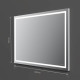 Зеркало настенное AM.PM Gem с LED-подсветкой по периметру 100 см M91AMOX1001WG