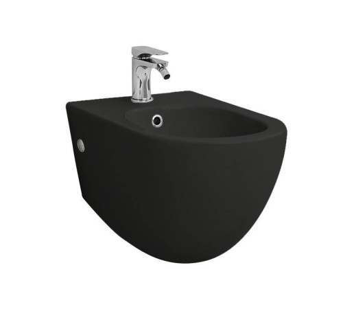 Биде подвесное Artceram FILE 2.0 36x52 см 1 отверстие черный FLB001 03 00
