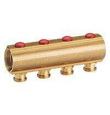 Коллектор Giacomini R553S 1 1/4x18 на 4 выхода R553SY024