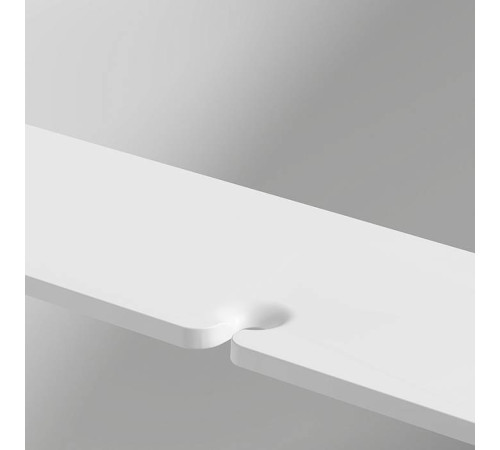 Полка для ванны Salini Gabbiano 900х200х72 мм S-Stone белая матовая 1906202M