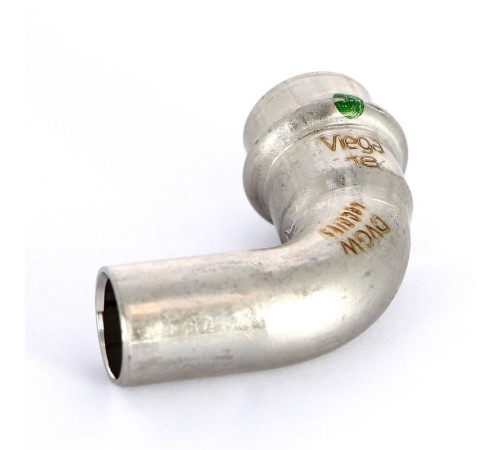 Отвод однораструбный 90° Viega Sanpress Inox пресс нержавеющая сталь 18 мм 435714