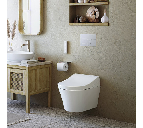 Унитаз подвесной TOTO GP безободковый с сиденьем-биде WASHLET 54x38 см CW553Y/TCF34120GEU