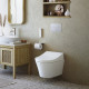 Унитаз подвесной TOTO GP безободковый с сиденьем-биде WASHLET 54x38 см CW553Y/TCF34120GEU