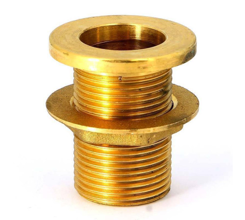 Выпуск резервуарный Tiemme 1 НР с фланцем и контргайкой без заглушки 1500176