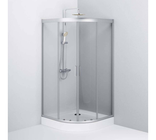 Душевой уголок AM.PM Gem 100х100 см без поддона W90G-401-100WT