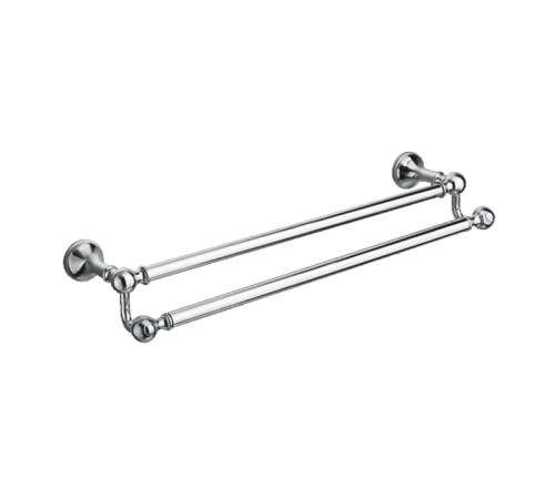 Держатель для полотенца Reperton 2 перекладины 60 см хром RE 217.51