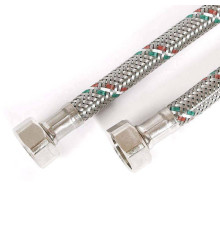 Гибкая подводка для воды Uni-Fitt DN 8 1/2 ВВ 200 см нержавеющая сталь 500S2020