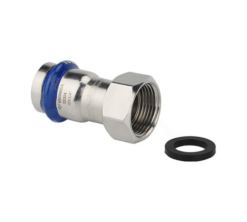 Муфта раструбная Varmega Inox Press с накидной гайкой 54х2 VM709005409