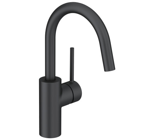 Смеситель для раковины Kludi Bozz 185 мм черный матовый 380283976