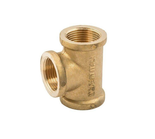 Тройник латунный General Fittings 1 ВВВ равнопроходной EBF0710