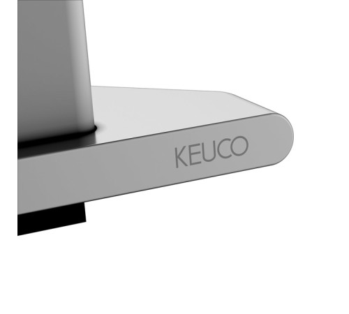 Полочка для душа угловая Keuco Edition 400 подвесная с очистителем стекла алюминий анодированный 11557170100