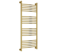 Полотенцесушитель водяной Сунержа Богема+ с полкой 500x1200 мм золото 03-0221-1250