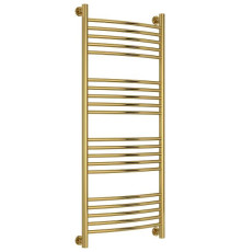 Полотенцесушитель водяной Сунержа Богема+ с полкой 500x1200 мм золото 03-0221-1250