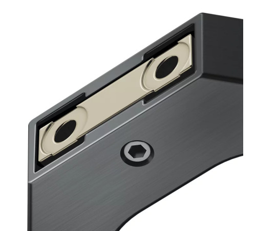 Крючок двойной KEUCO Edition 11 черный шлифованный хром 11115 130000