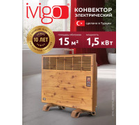 Конвектор электрический iVigo EPK 4570 E 15 1500 Вт цвет Дерево EPK4570E15