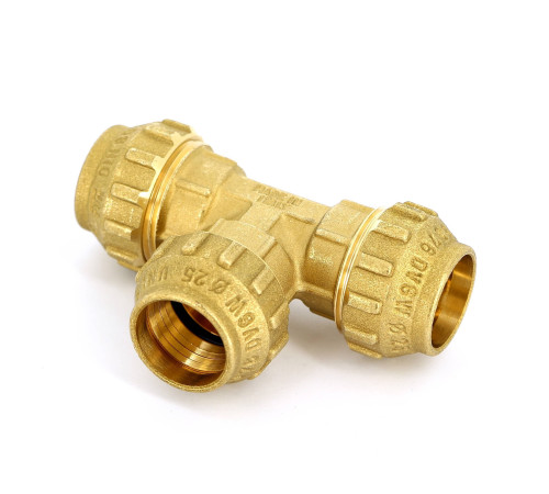 Тройник обжимной Tiemme 25х2.5 мм 3400021