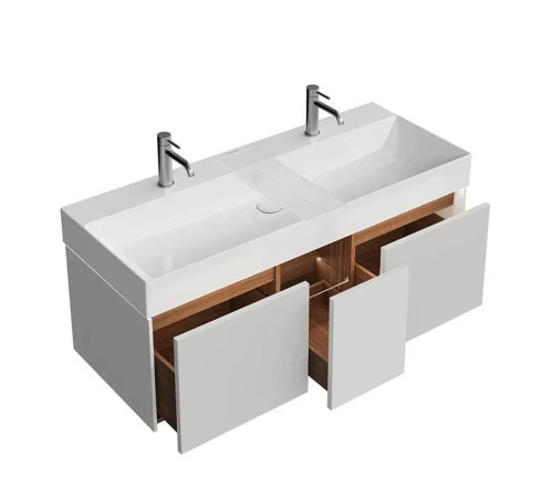 Тумба подвесная Kerama Marazzi Grande 120х47х37.3 см 3 ящика архитектурный серый GR.120.3\AGR.M