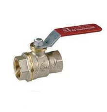 Кран шаровой Giacomini R910 DADO 1 1/4 ВВ ручка-рычаг красный R910X026