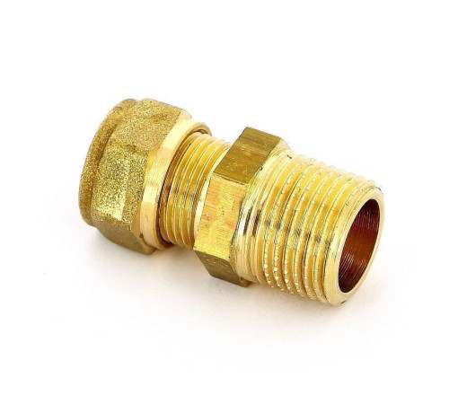 Муфта обжимная Tiemme 1000 10х3/8 наружная резьба 1000080