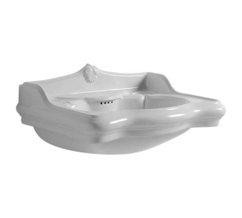 Раковина с пьедесталом Azzurra Jubilaeum 90x56 см 1 отверстие JULP0905500MBI