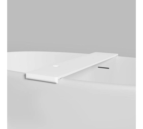 Полка для ванны Salini Gabbiano 900х200х72 мм S-Stone белая матовая 1906202M