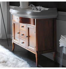 Комплект мебели Kerasan Retro 100 см напольный орех 105001/734740