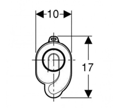 Сифон для писсуара Laufen Universal Alessi/Casa/Caprino/Vila 8.9418.1.000.000.1