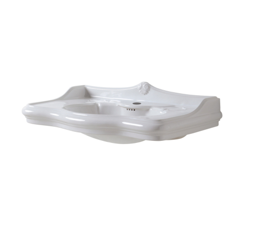 Раковина с пьедесталом Azzurra Jubilaeum 90x56 см 1 отверстие JULP0905500MBI