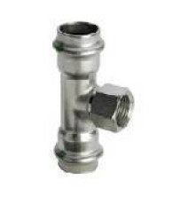 Тройник Viega Sanpress Inox с SC-Contur ВР 28x1x28 мм нержавеющая сталь 2317.2 449506