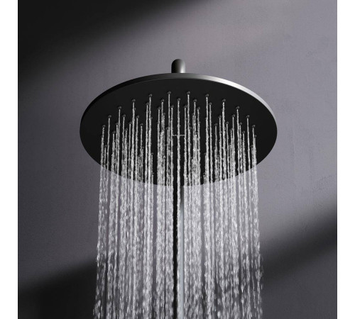 Душевая система AM.PM Like матовый черный F0790022