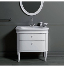 Комплект мебели Simas Lante тумба с 2 ящиками и раковиной 90 см белый LAM90 bi/LA11bi