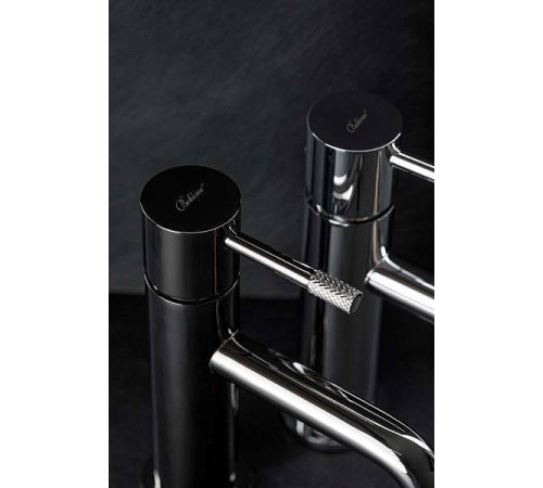 Смеситель для раковины Boheme Uno глянцевый антрацит 461-SGM