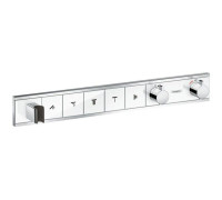 Термостат скрытого монтажа Hansgrohe RainSelect для 5 потребителей белый/хром 15358400