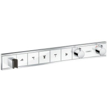 Термостат скрытого монтажа Hansgrohe RainSelect для 5 потребителей белый/хром 15358400