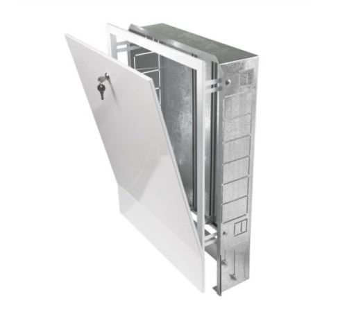 Шкаф коллекторный встраиваемый Hommut ШРВ-3 670x744x125 мм HYD66388