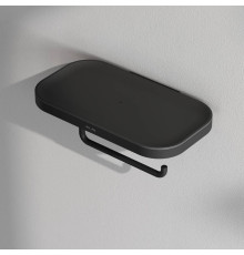 Держатель для туалетной бумаги с полкой AM.PM Func черный A8F341422