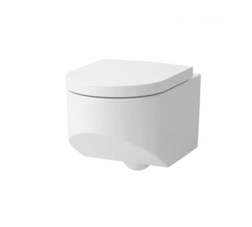 Унитаз подвесной Laufen Sonar 53х37х34 см безободковый белый матовый 8.2034.1.757.000.1