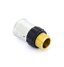 Муфта пресс ПВДФ HENCO с наружной резьбой 40x1 17PK-4006